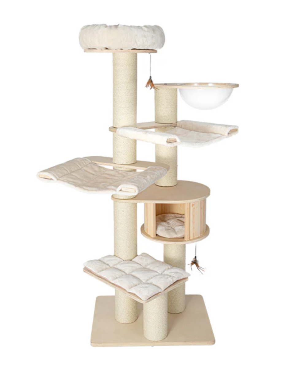 HONEYPOT CAT Solid Wood Cat Tree PRO - 2501pro+(BACK ORDER)